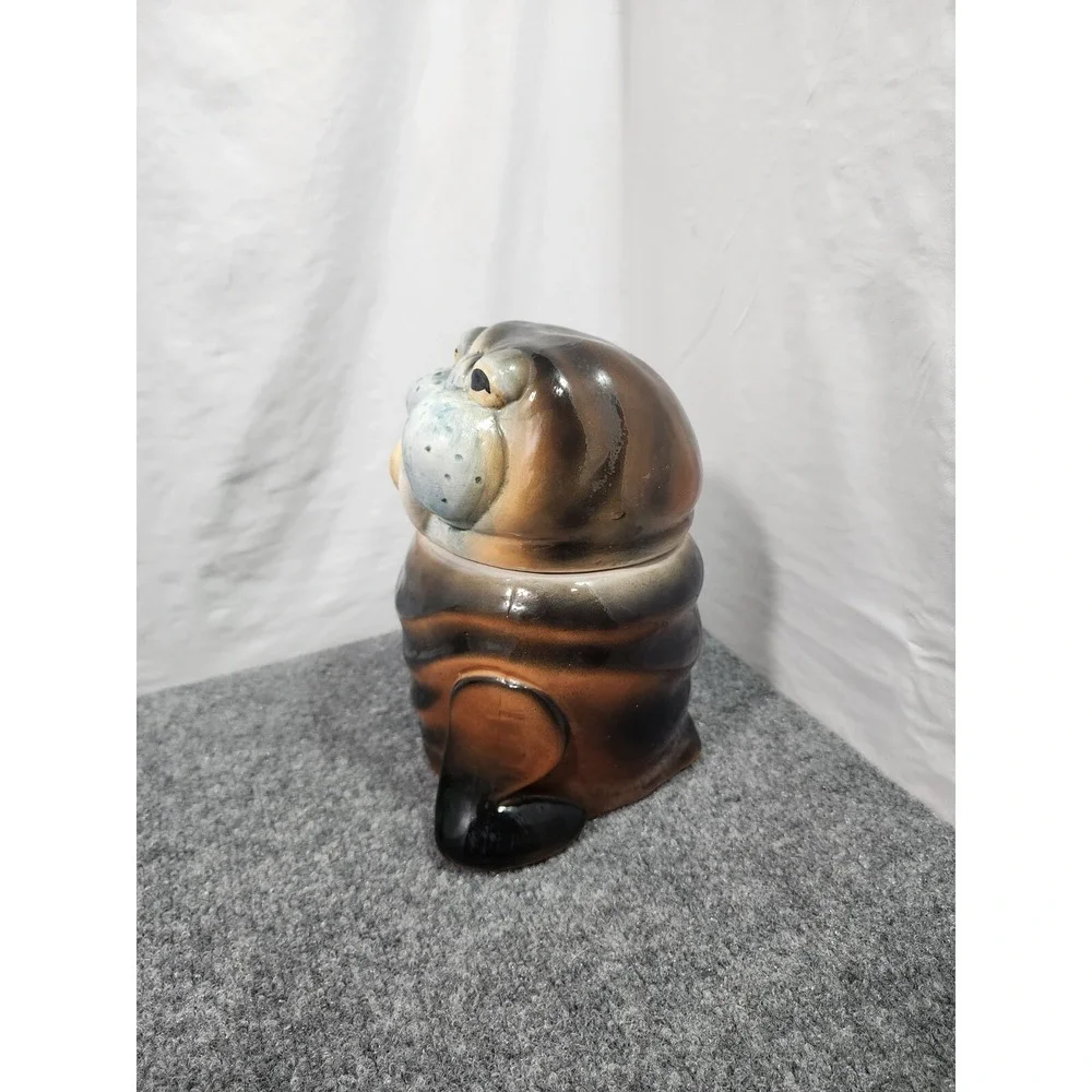 Vintage 1960s Enesco Walrus Cookie Jar Rare Sea Lion Collectors Item Sealife